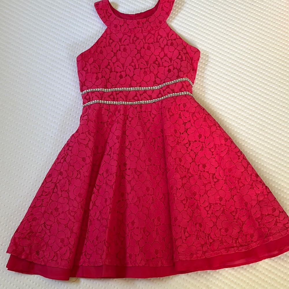 Hot Pink Girls Dress